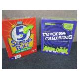 5 Second Rule, Reverse Charades...