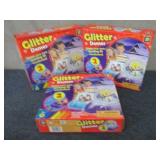 3 Glitter Domes Craft Sets...