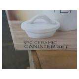 Parini New 3 pc Ceramic Canister Se...