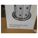 Parini New 7 pc Stainless Steel Ute...