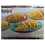 Parini new 4 pc Fiesta Plate Set...