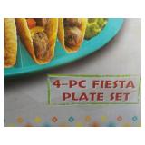 Parini new 4 pc Fiesta Plate Set...