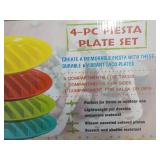 Parini new 4 pc Fiesta Plate Set...