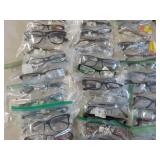 50 eyeglass frames; brands on glass...