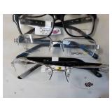 50 eyeglass frames; brands on glass...