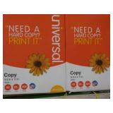 Universal  8 1/2 x 11 Copy Paper 50...