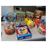 M & M Collectibles in a covered tot...