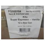 3 -12 packs 6 oz cans Vanilla Kitu ...