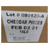 16 lb. box Cheddar Pretzel Pieces...