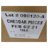 16 lb. box Cheddar Pretzel Pieces...
