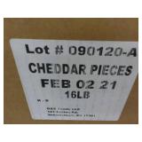 16 lb. box Cheddar Pretzel Pieces...