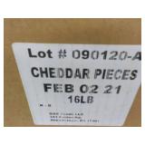 16 lb. box Cheddar Pretzel Pieces...