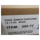 Case of 12 Bags Cool Ranch Popcorn;...