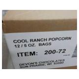 Case of 12 Bags Cool Ranch Popcorn;...