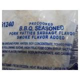 2 - 5 lb. pkgs Frozen Precooked BBQ...
