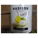 6 lb. 10 oz can Madison Diced Pears...