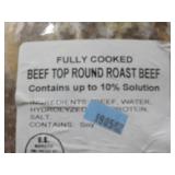 2 Frozen Fully Cooked Beep top Roun...