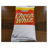 Kraft 6.5 lb. Bag Cheez Whiz; needs...