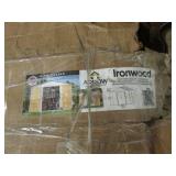 ironwood 8x8 steel hybrid shed kit ...