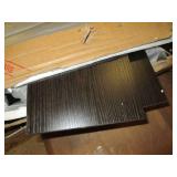 executive desk with charging hub an...