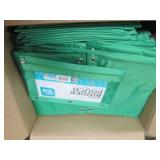 box of solid binder pouches ...