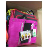 box of pencil pouches ...