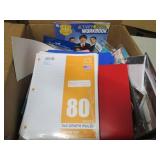 box of school misc ...