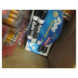 box of pencils and dry erase marker...