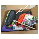box of school misc ...