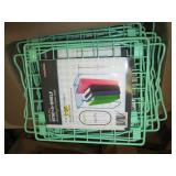 12 green stac a shelf ...
