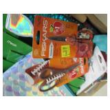 box of school supplies ...