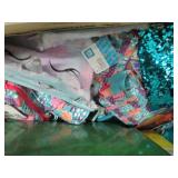 box of school supplies ...