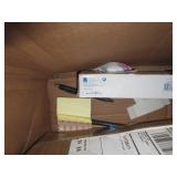 lot of paper,pens and other office ...