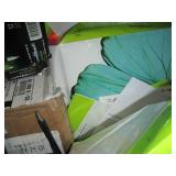 lot of paper,pens and other office ...