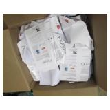 big box of paper and rubbermaid loc...