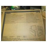 big box of paper and rubbermaid loc...