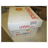 case of universal 8.5x14 copy paper...