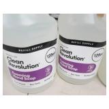 3/1 gallon bottles of clean revolut...