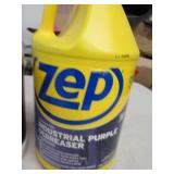 3/1 gallon bottles of cleaner ...