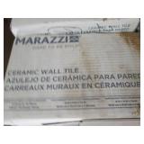 7 boxes of marrazzi 6x6 ceramic wal...