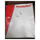 box of printer paper, file folders ...