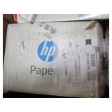 box of printer paper, file folders ...