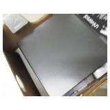 box of printer paper, file folders ...