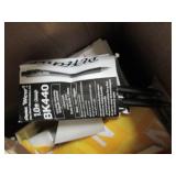 big box of paper, file folders, pen...