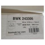 case of 12-16 gallon can liners ...