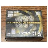 (20) Rounds 9mm-Luger Personal Defense