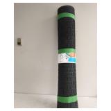 Black 48 in. x 72 in. Recycled Rubber Commercial Door Mat
