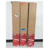 3 HUSKY 8 in. x 50 in. Slat Wall 2-Panel Pack with Trim