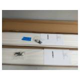2 HUSKY 8 in. x 50 in. Slat Wall 2-Panel Pack with Trim