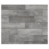 Wind River Grey 6 in. x 24 in. Porcelain Floor and Wall Tile (14 sq. ft. / case)